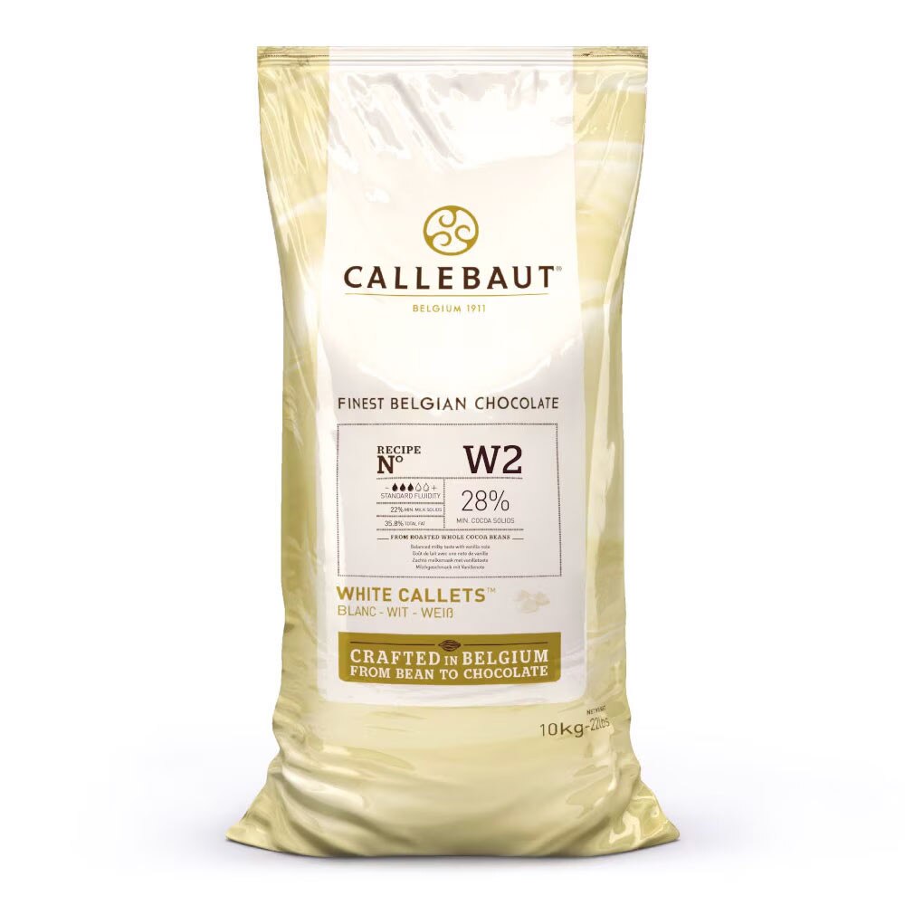 Callebaut White Chocolate Callets - 10kg